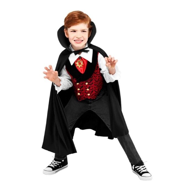 Rubies Vampire Costume Dress Up Party Cosplay/Halloween Outfit 6-8y