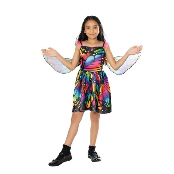 Rubies Butterfly Costume Dress Up Party Cosplay Halloween Outfit 7-8y