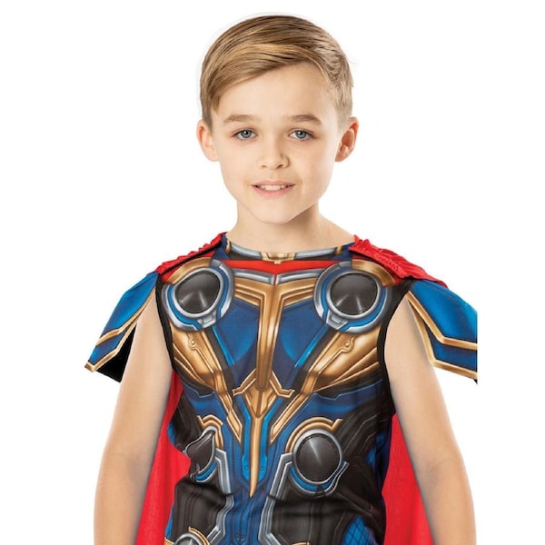Marvel Thor Classic Love & Thunder Costume Dress Up Party/Halloween 6-8y