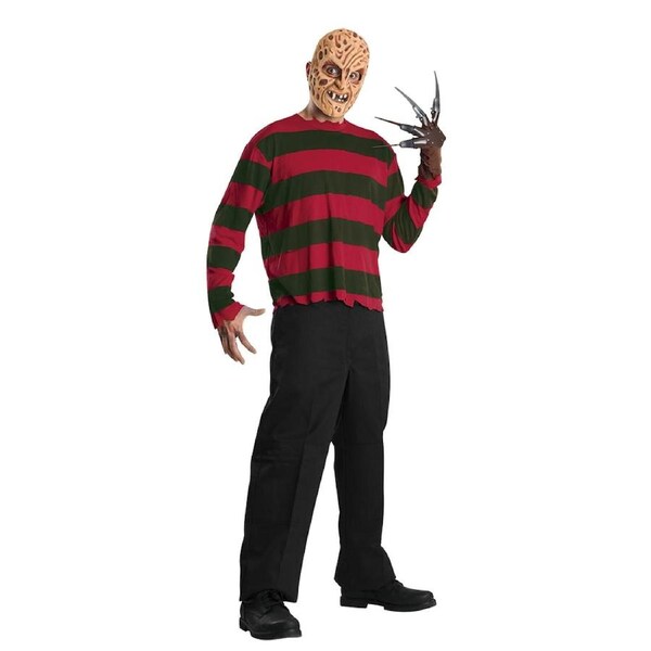 Nightmare On Elm Street Freddy Krueger Top Costume Dress Up Party/Halloween Standard