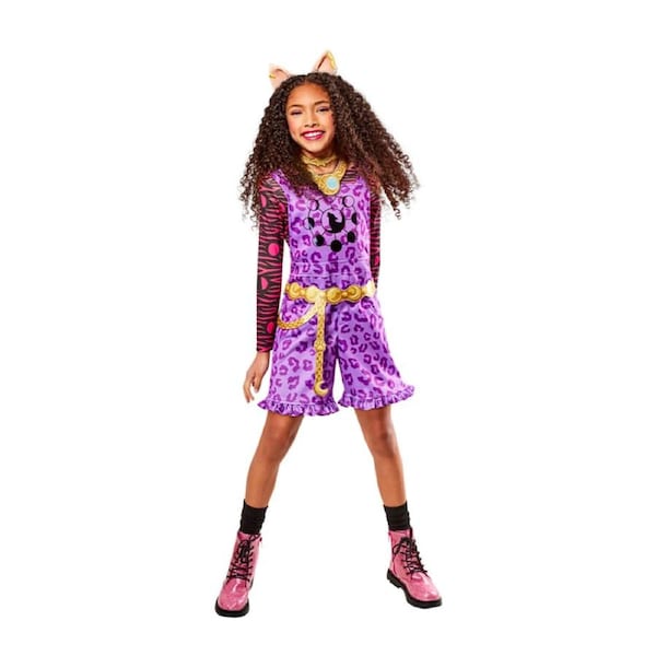 Monster High Clawdeen Wolf Deluxe Monster High Costume Dress Up Party/Halloween L