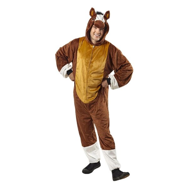 Rubies Horse Furry Jumpsuit Costume Dress Up Halloween Outfit S-M