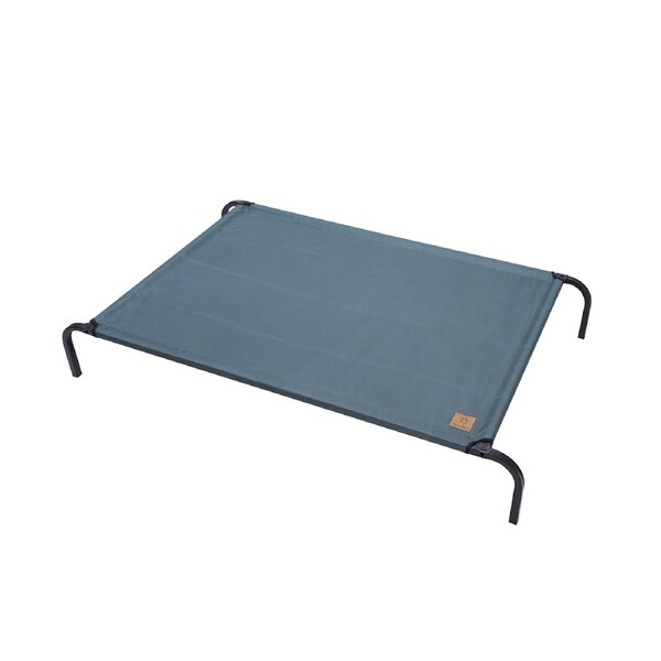 Elevated Trampoline Pet Bed (Warm Grey) - Large