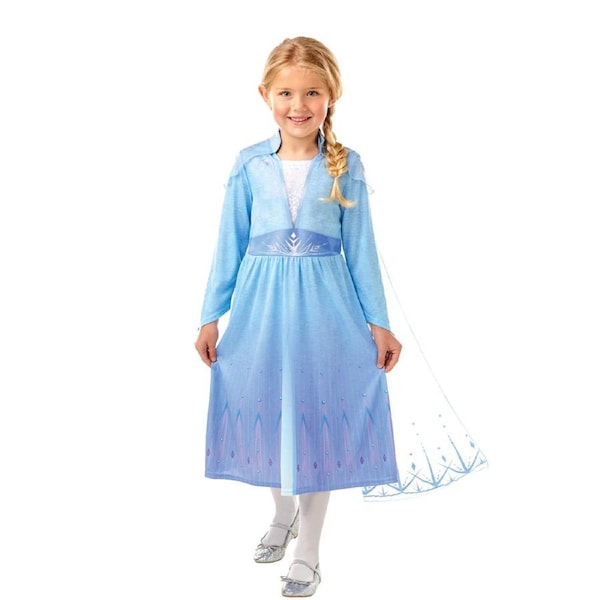 Disney Elsa Frozen 2 Deluxe Costume Dress Up Party/Halloween 5-6y