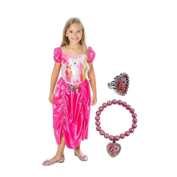 Mattel Barbie Box Set Costume Dress Up Party Halloween Outfit 3-5y