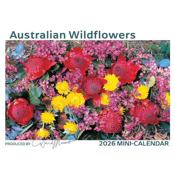 2026 Calendar David Messent Australian Wildflowers Mini Wall MWF