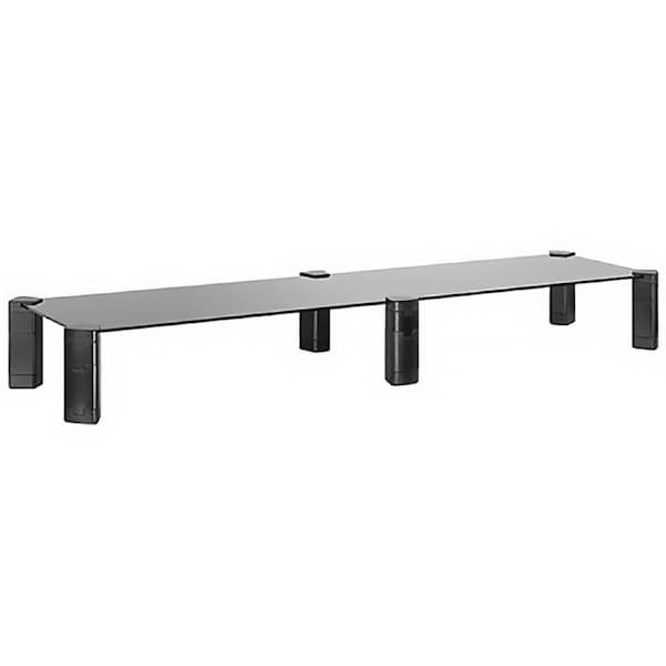 Brateck Dual Monitor Tempered Glass Modular Riser (AMS-12)
