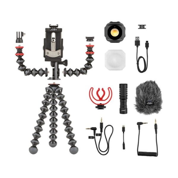 Joby GorillaPod Mobile Vlogging Kit - 2 x Arms, Wavo Mobile, Beamo Mini