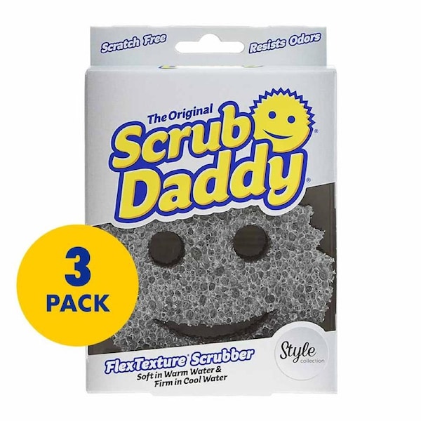 Scrub Daddy Sponge - Grey (3 Pack)