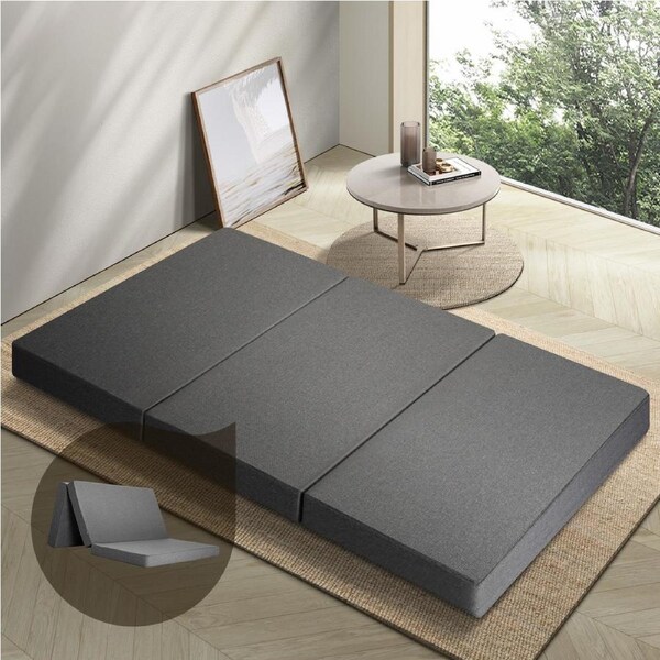 Bedra Foldable Mattress Trifold Camping Bed Sofa Cushion Floor Mat Folding Breathable Double