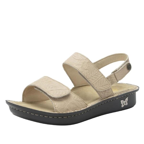 Alegria Verona Nursing Shoes Slip On Work Sandals - Bone EU 40
