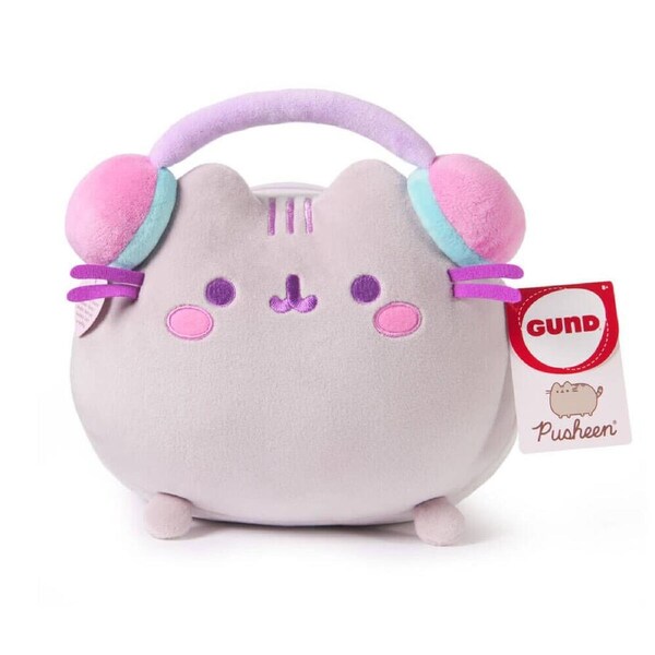 Gund Pusheen Gamer Girl: Log Squisheen 28cm