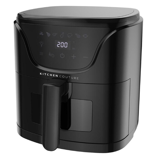 Kitchen Couture 6L Clear View Air Fryer Black 10004960