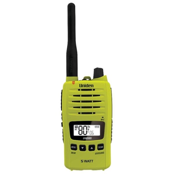 Uniden XTRAK 50 Pro 5W Waterproof Smart UHF Handheld Radio