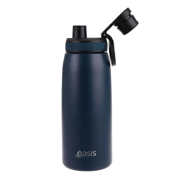 Oasis Sports Double Wall Insulated Water Bottle - 780ml Navy
