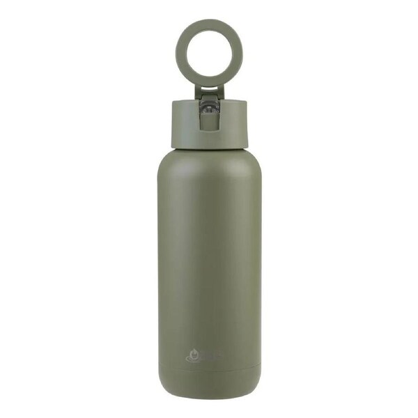 Oasis Moda Mag-Grip Triple Wall Insulated Water Bottle - 1L Olive Green
