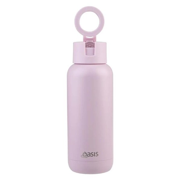 Oasis Moda Mag-Grip Triple Wall Insulated Water Bottle - 1L Pink Lemonade