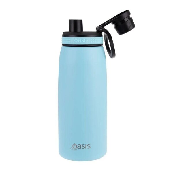 Oasis Sports Double Wall Insulated Water Bottle - 780ml Island Blue