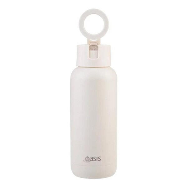 Oasis Moda Mag-Grip Triple Wall Insulated Water Bottle - 1L Alabaster