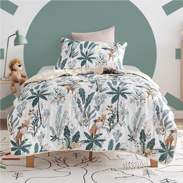 Comforter Set (Cheeky Monkey) - Double