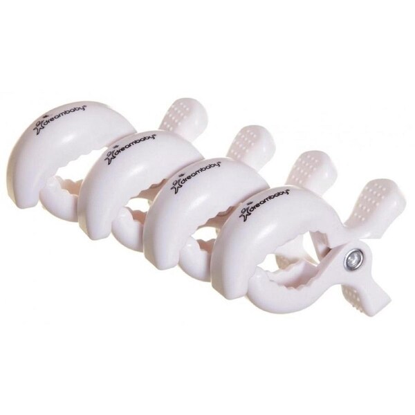 Stroller Clips, 4 Pack (White)
