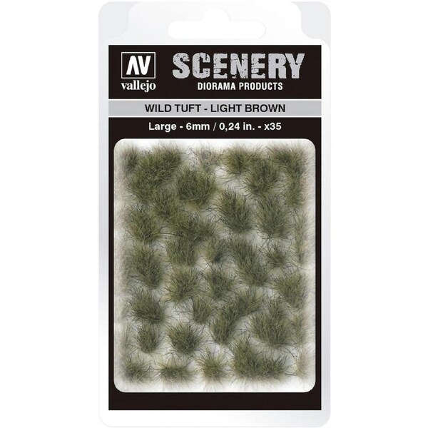 Vallejo 6mm Wild Tuft - Light Brown Diorama Accessory