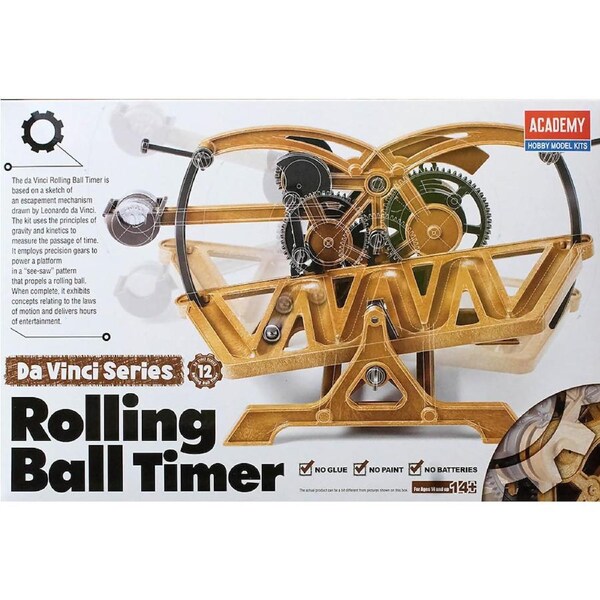 Academy Da Vinci Series Ball Timer Kit Plastic Model Kit (18174)