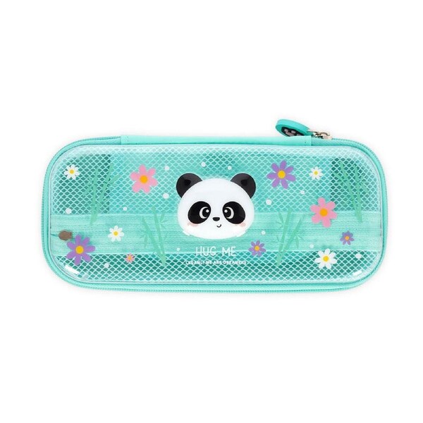 Legami Wonderwow Pencil Case Stationery Organiser 50x23cm Green Panda