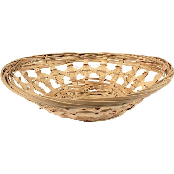 Oval Wicker Snack Basket 22cm