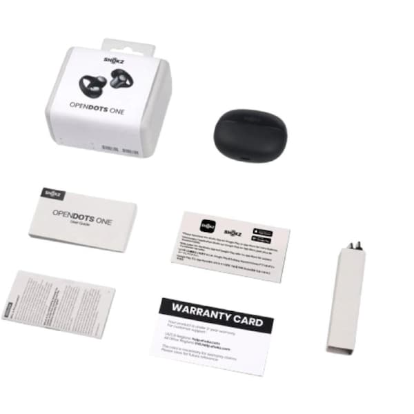 Shokz OpenDots One Open-Ear TWS Earbuds (Black)