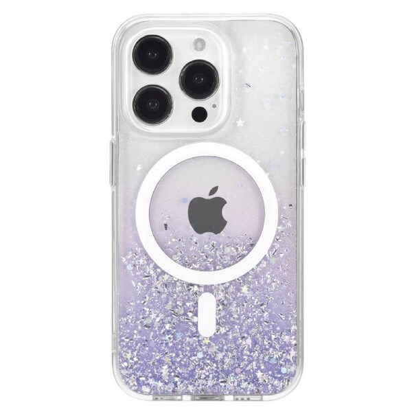 Bryten Starburst Magsafe Case (Suits iPhone 15 Pro) - Purple