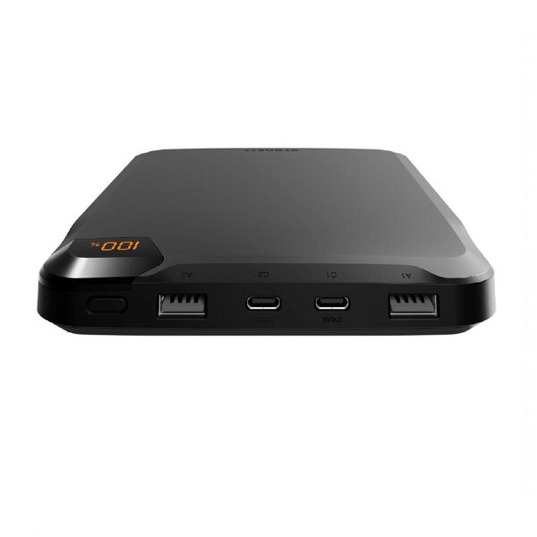 Cygnett ChargeUp VertPWR 25K Laptop Power Bank - Obsidian (CY5128PBCHE), Powerful four-way Charging, 40CM USB-C Cable,With Stand,2 Years Warranty