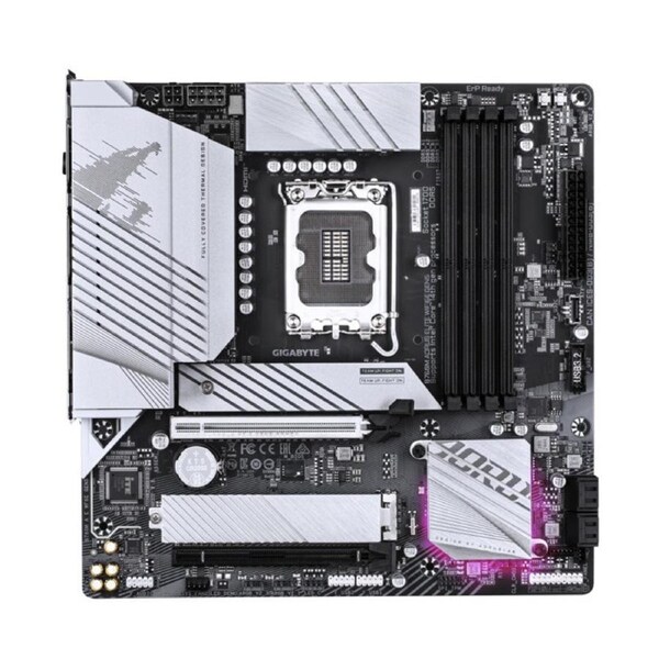 Gigabyte B760M AORUS ELITE WIFI6E GE Intel LGA 1700 mATX Motherboard, 4x DDR5 ~256GB, 2x PCI-E x16, 2x M.2, 4x SATA, 8x USB 3.2, 8x USB 2.0
