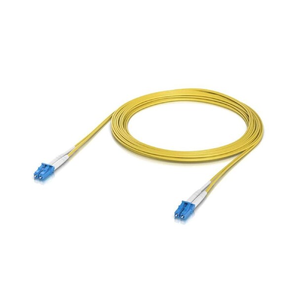 Ubiquiti OS2 Duplex LC UPC Fiber Patch Cable, Length 5M, Lightweight Fiber