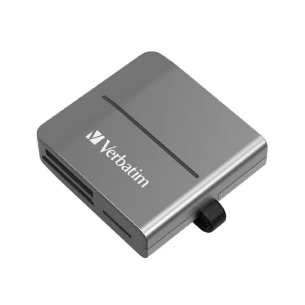 Verbatim USB 3.2 Gen 1 All- in-1 Card Reader SD, SDHC, SDXC, microSD, microSDHC, microSDXC, CF-1, Memory Stick, MS-Pro Duo, xD, and M2.