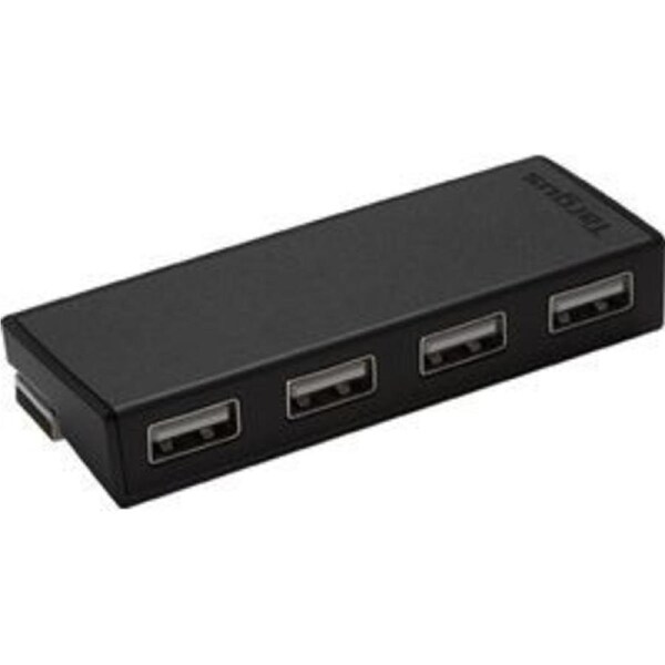 Targus 4-Port USB Hub Black - Compatible with PC and MAC