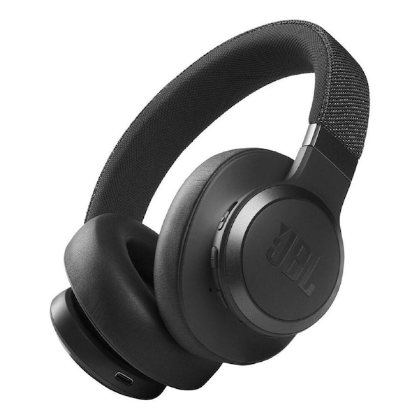 JBL Live 660 Noise Cancelling Wireless Over-Ear Headphones - Black