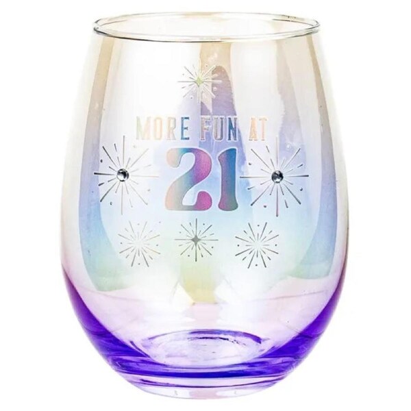 Holographic Stemless Glass - 21st