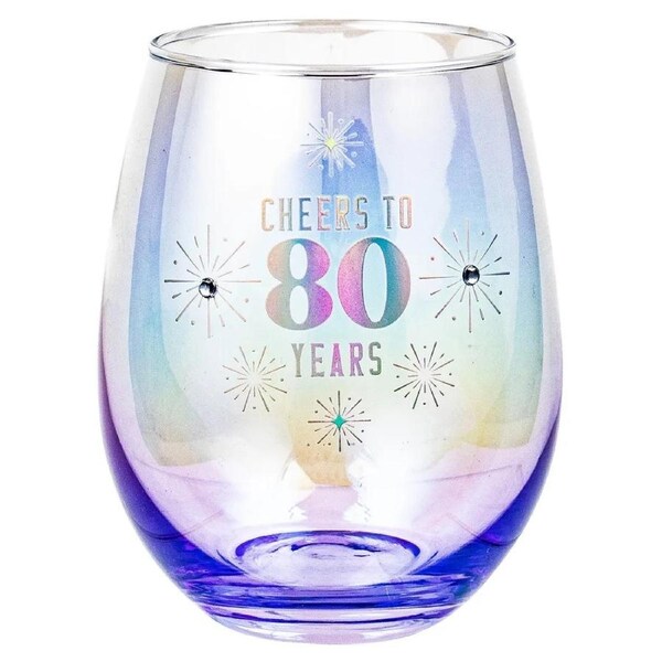 Holographic Stemless Glass - 80th
