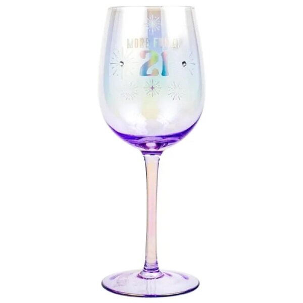 Holographic Wine Glass - 21st