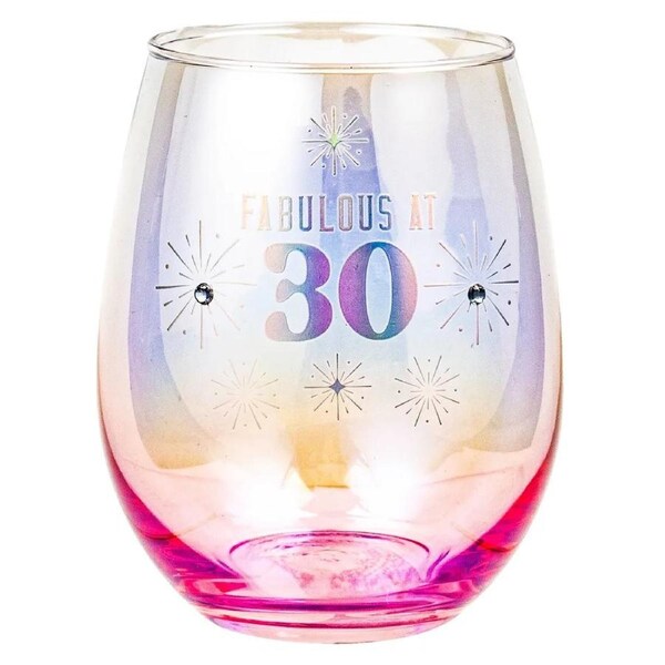 Holographic Stemless Glass - 30th