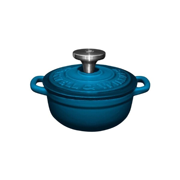 Maxwell & Williams Cast Iron 9.5cm Round Cocotte Oven Safe Cookware 260ml MB