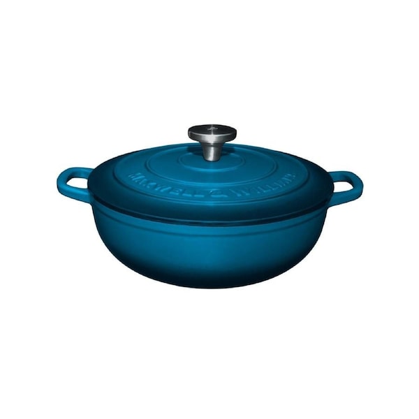 Maxwell & Williams Cast Iron 26cm Round Casserole Oven Safe Cookware 4L MB