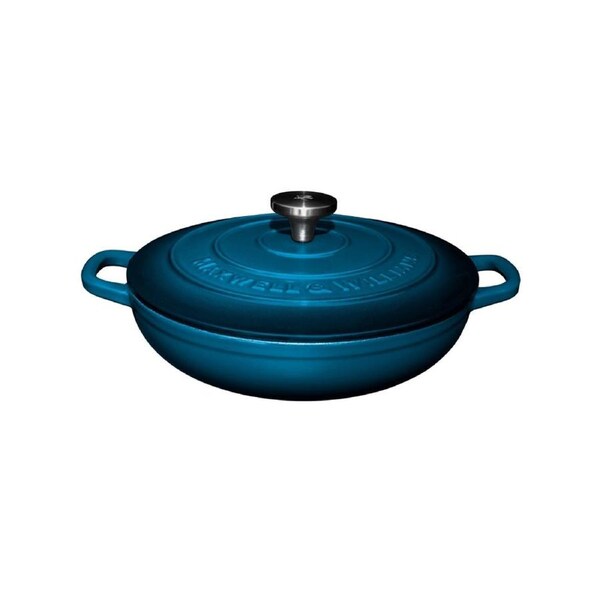 Maxwell & Williams Cast Iron 27cm Braiser Oven Safe Cookware 3.3L MB