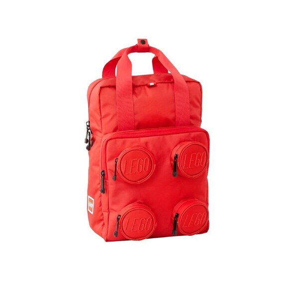 LEGO Brick 2x2 Bright Red Backpack
