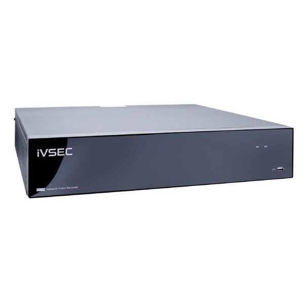 Ivsec Nr6256Exa Nvr, 256 Chann Els, 2 Ethernet Ports, 16 Bays , H265 , 4 By 4K Hdmi, Black