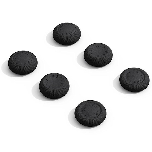 Savage Raven by Skull & Co. Thumb Grip for Nintendo Switch 2 (6pcs/set) - Black