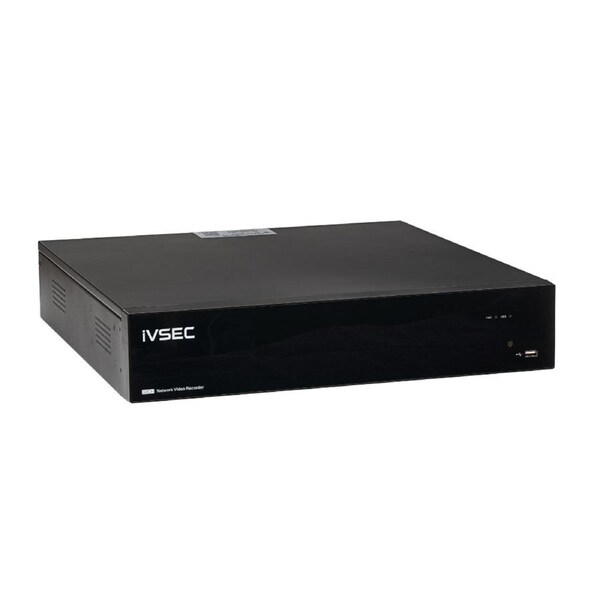 IVSEC NR6324EXA NVR, 32 Channels, 2 GIGABIT Ports, 4 Bays, H265, 4K Hdmi, ADV IVS