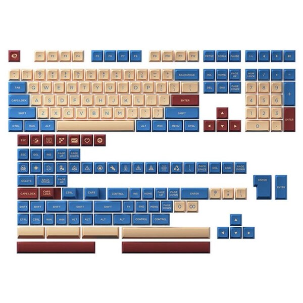 Akko Palace PBT Keycaps OSA 187 Key