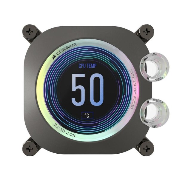 Corsair iCUE XC7 RGB Elite LCD CPU Water Block Black